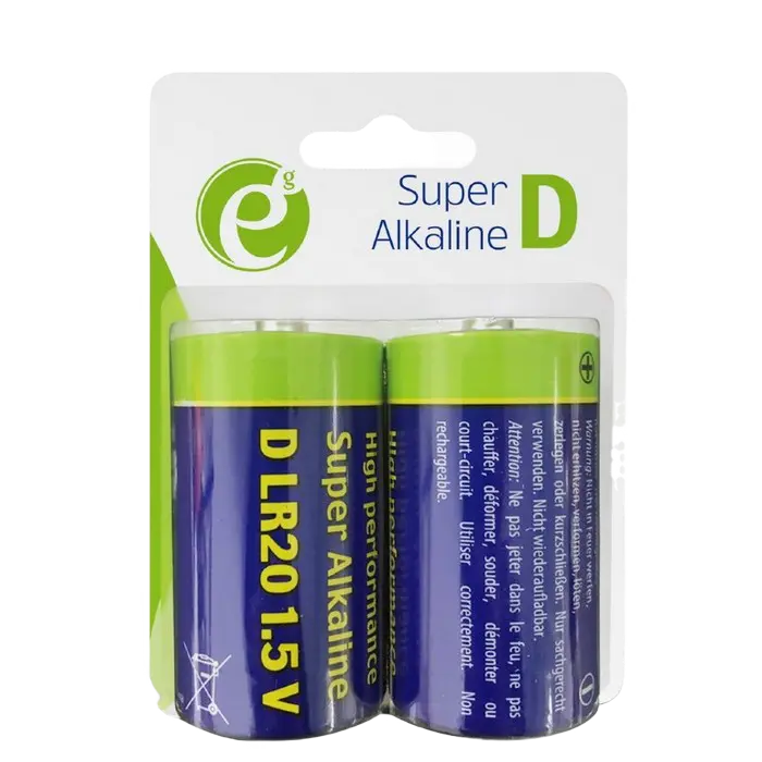 Baterii Energenie EG-BA-LR20-01, D, 18000mAh, 2buc.