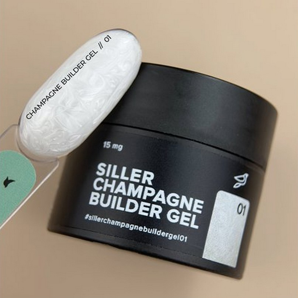 Gel Siller CHAMPAGNE nr.01, 15 ml (borcan)