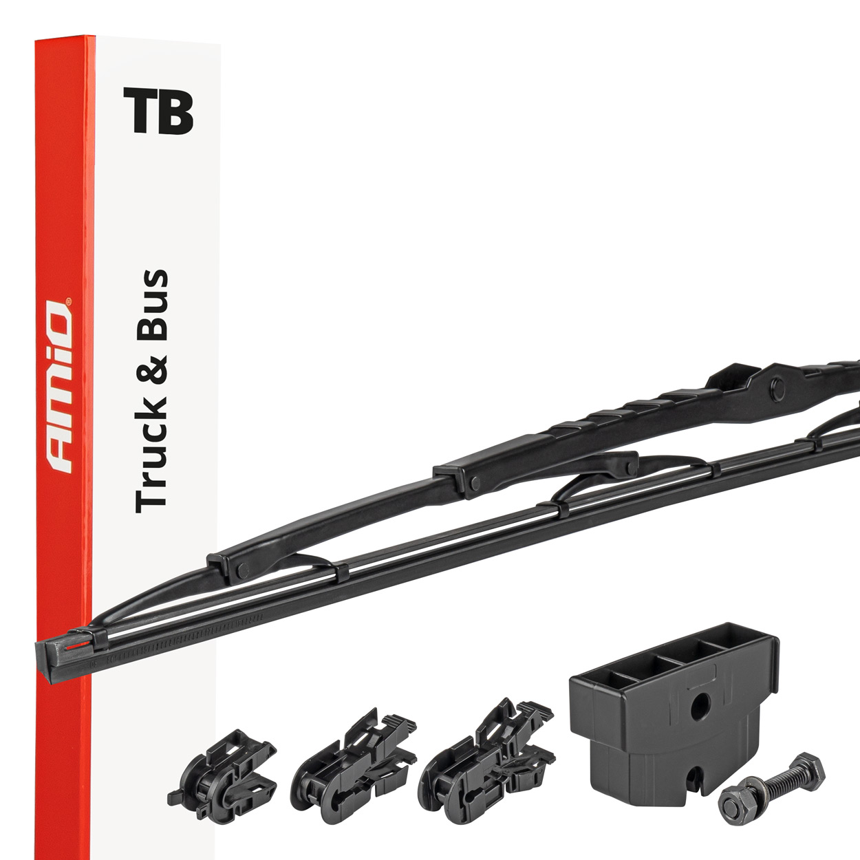 01204 Lame de stergator plat MultiConnect 28" (700 mm) 12 adaptoare T03