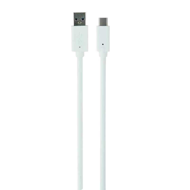 Cable  Type-C / USB3.0, AM/CM, 0.5 m, Cablexpert, White, CCP-USB3-AMCM-W-0.5M