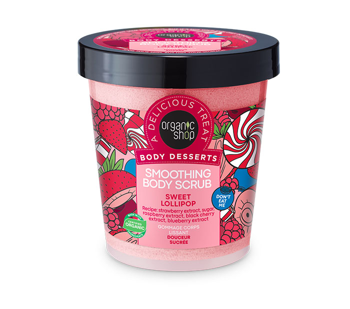 OS Body Desserts Scrub corporal Sweet Lollipop Netezire, 450 ml