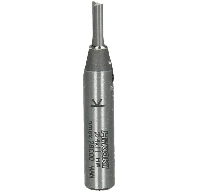Freza dreapta pentru lemn 4x11x51mm tija 8mm Hikoki