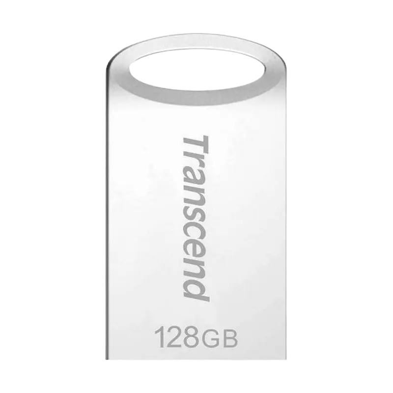 Memorie USB Transcend JetFlash 710, 128GB, Argintiu