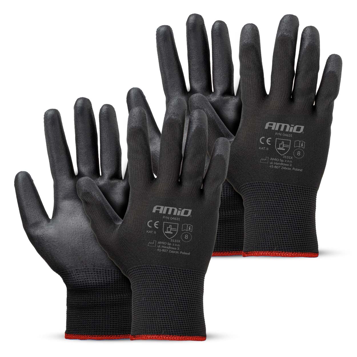 04631 Manusi de protectie din PU,marimea 8 3131X (4 buc)