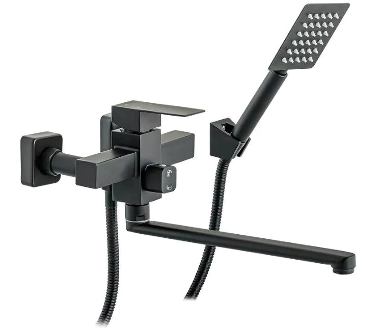 Baterie pentru cadă Wezer PRO7-02-Black Ø35 (negru)
