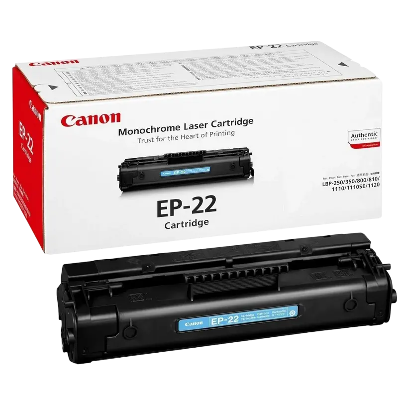 Cartuş Canon EP-22, Negru