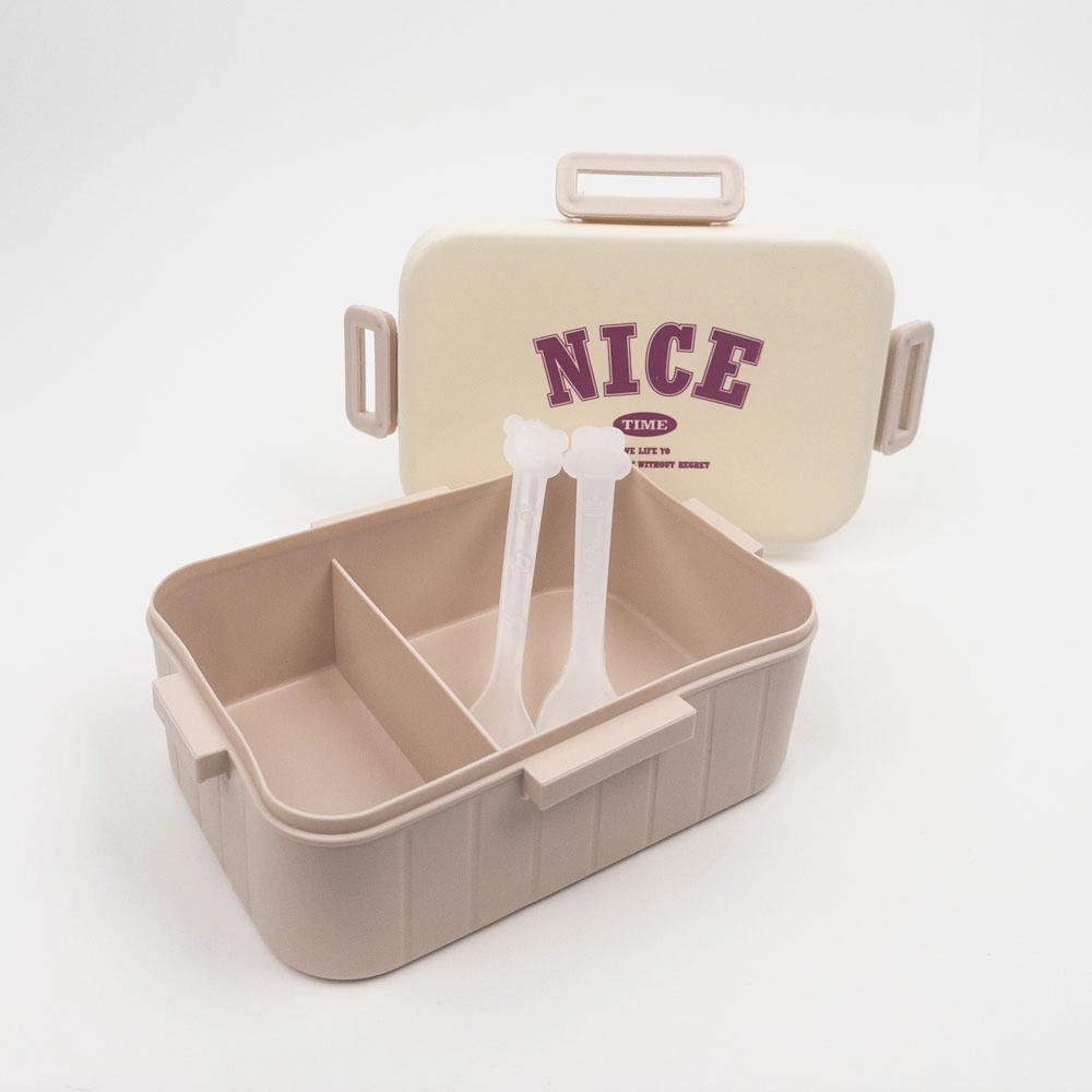 Lunch Box plastic (lingură+furculiță)