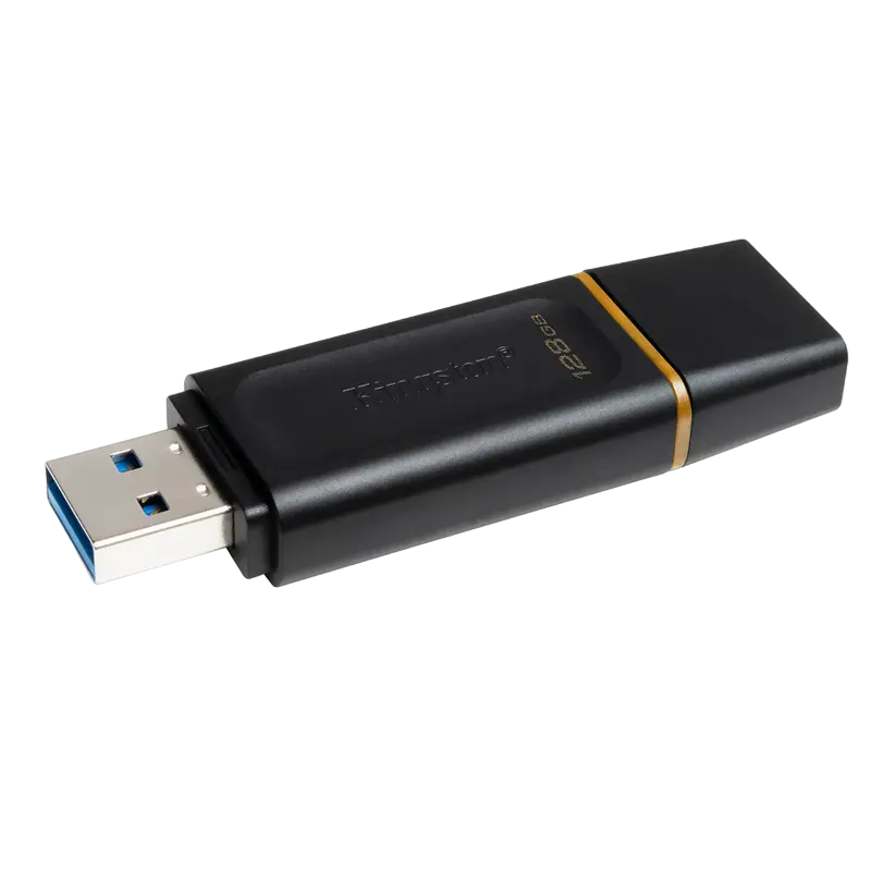 Memorie USB Kingston DataTraveler Exodia, 128GB, Negru/Galben
