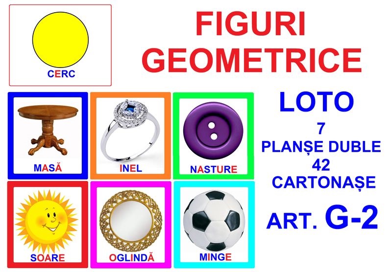 G-2 Joc Loto Figuri geometrice