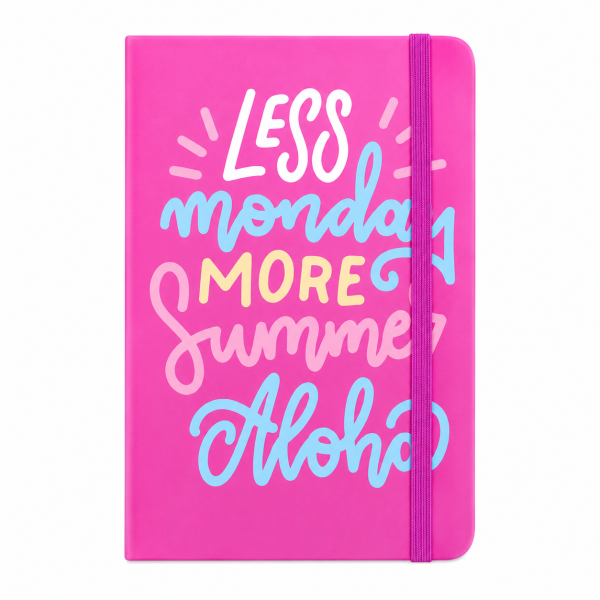 Carnet A6 Dictando, 96 Foi, Coperta Tare cu Elastic, Notebook Compact pentru Notite, Scoala, Facultate si Birou, Model NC6069