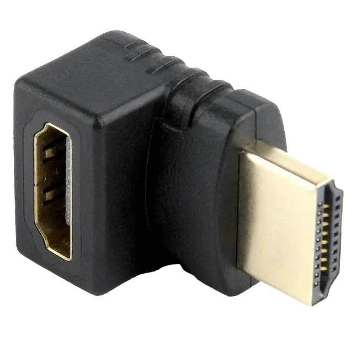 Adaptor Video Cablexpert A-HDMI270-FML, HDMI (M) - HDMI (F), Negru