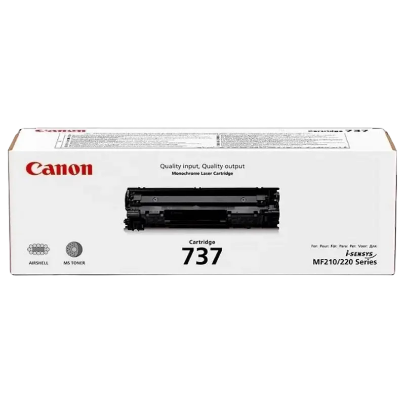 Cartuş Canon 737, Negru