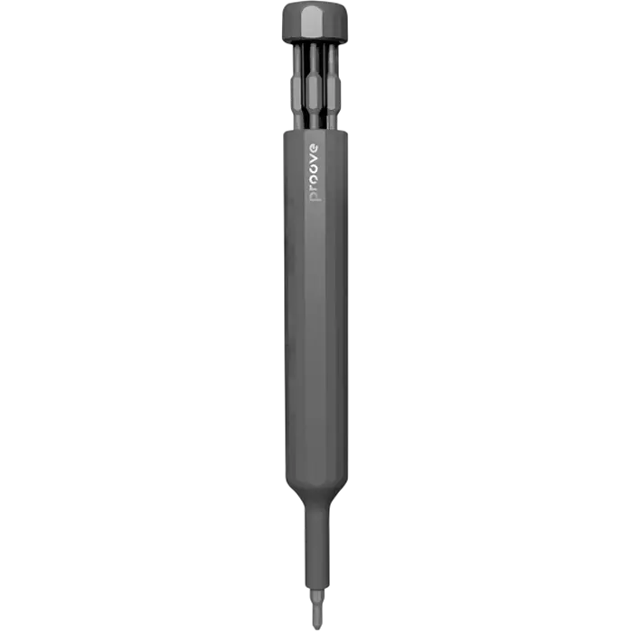 Multifunctional screwdriver set Proove Fixer 39 in1, Gray