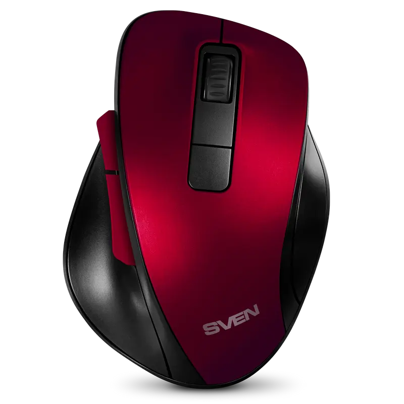 Mouse Wireless SVEN RX-525SW, Negru | Roșu