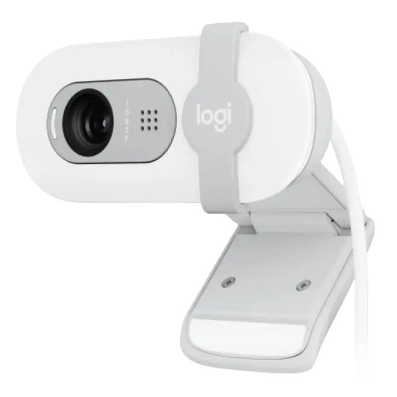 Cameră Web Logitech BRIO 100, 1920x1080, Alb