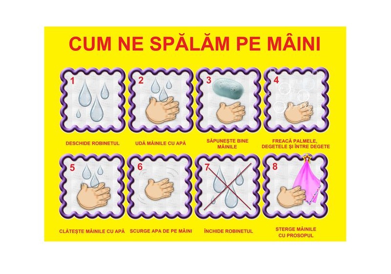 D9-54 Cum ne spălăm pe mâini