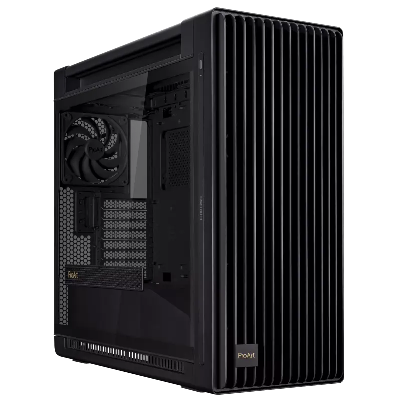Carcasă PC ASUS ProArt PA602, Midi-Tower, Fără PSU, Negru