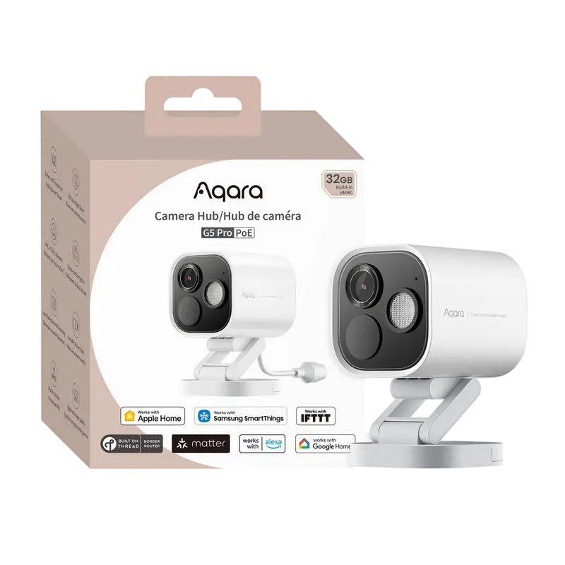Camera de supraveghere Smart AQARA Hub G5 Pro, Alb