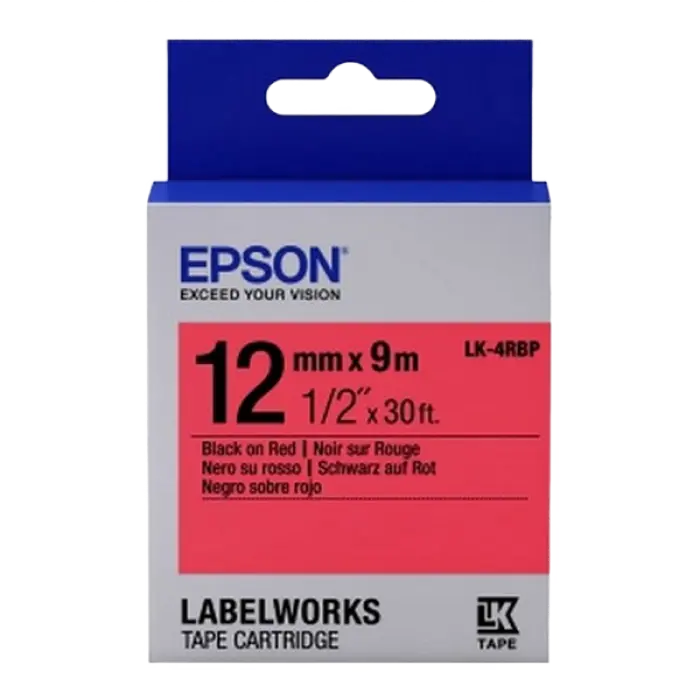 Epson LK-4RBP, 12mm x 9m