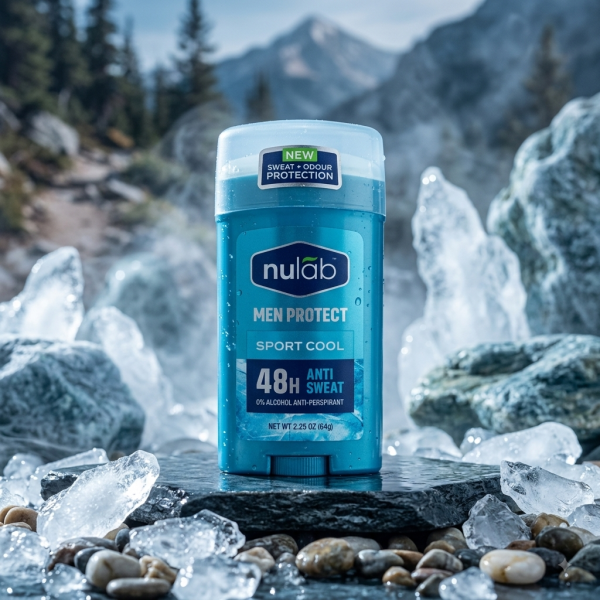 Antiperspirant stick bărbătesc Nulab Men Protect Sport Cool