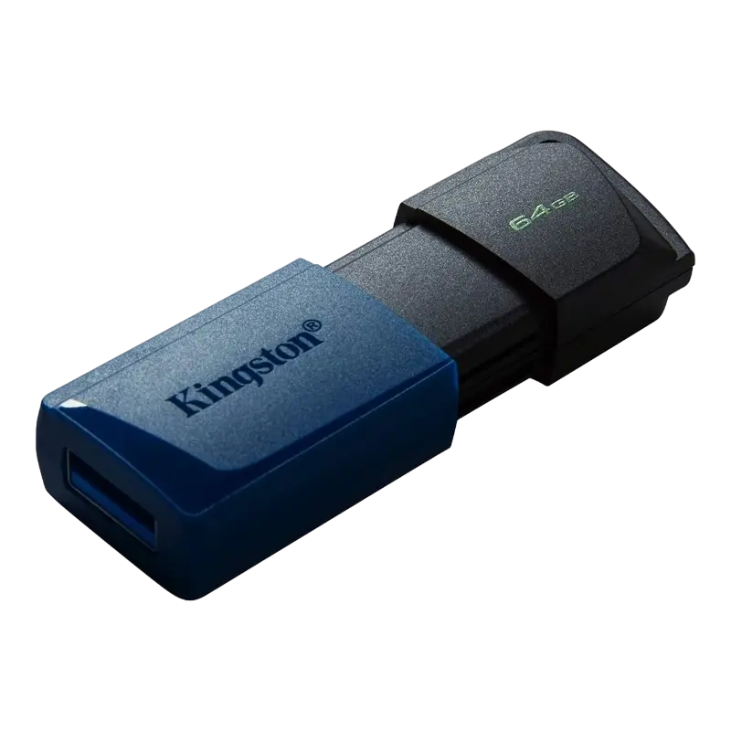 Memorie USB Kingston DataTraveler Exodia M, 64GB, Negru/Albastru
