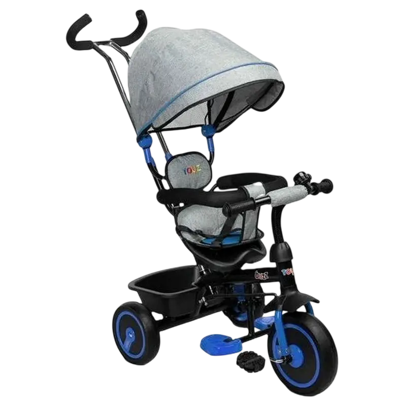 Bicicletă cu trei roți Caretero Buzz, Gri | Albastru