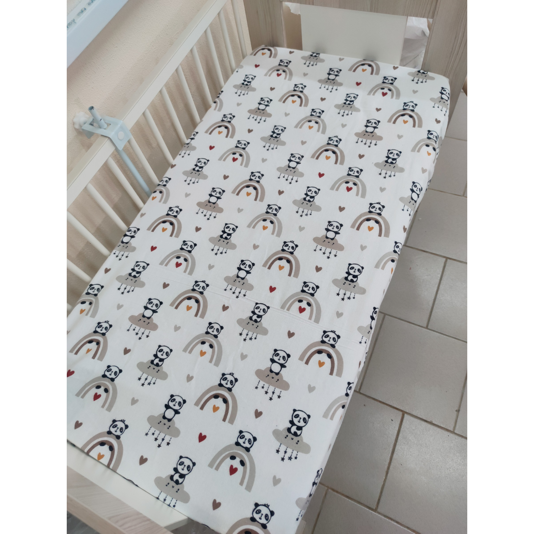 Cersaf elastic din baica pentru pătuc Panda