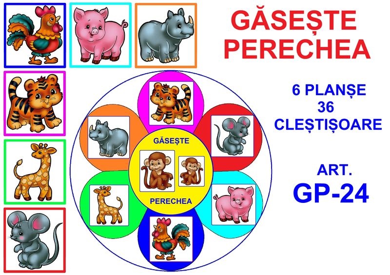 GP-24 Joc cu cleşte Găseşte perechea