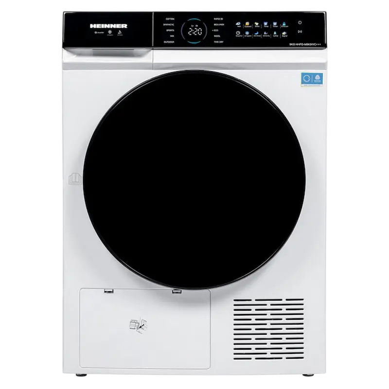 Uscător de rufe Heinner HHPD-M9K5IVC+++, 9kg, Alb