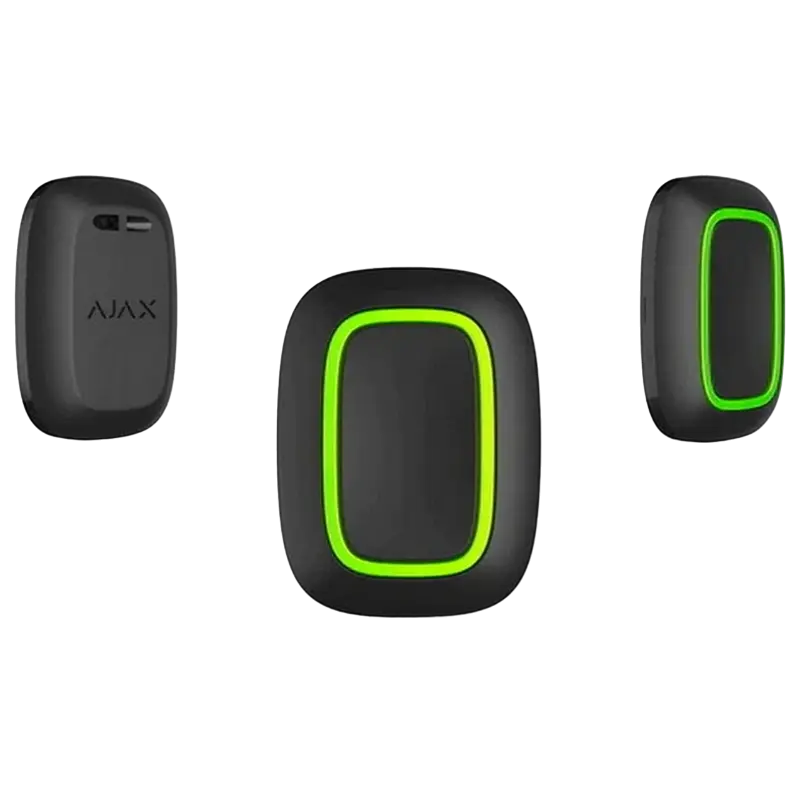Buton de urgență Ajax Button, Negru