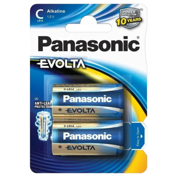 Baterii Panasonic LR14EGE, C, 2buc.