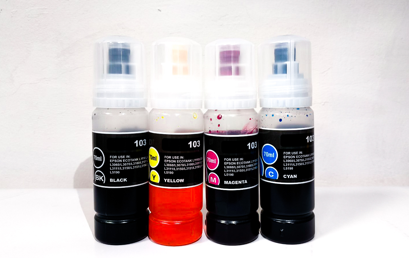 Cerneală Epson Premium compatibilă 103 BK/C/M/Y SET(4 culori) for L1110/ 31xx/ 32xx/ 5xxx, 280ml