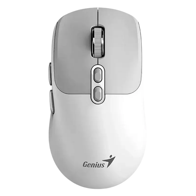 Mouse Wireless Genius NX-8080S, Alb | Gri