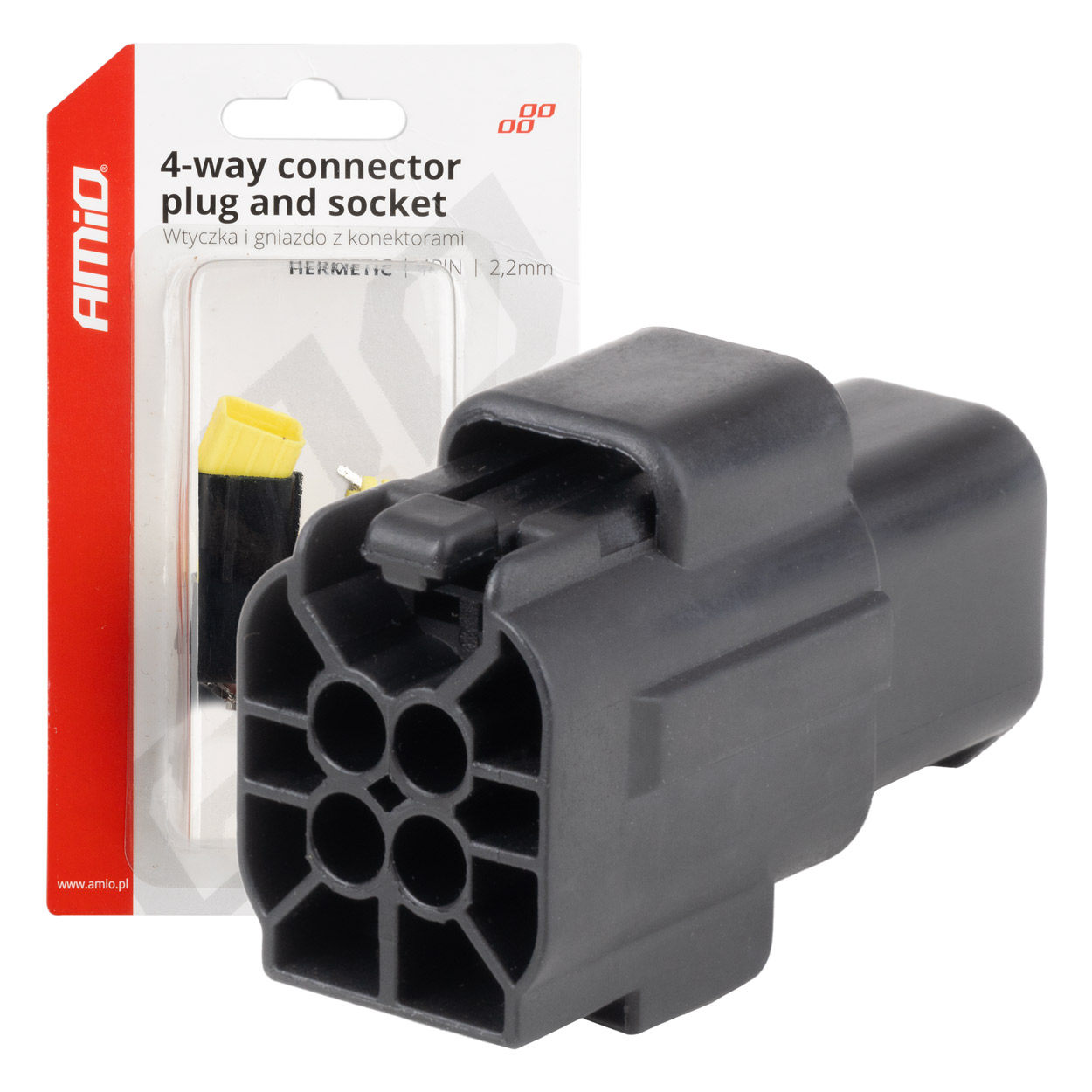 04348 Set Mufa sii conector 4 PIN 2.2mm