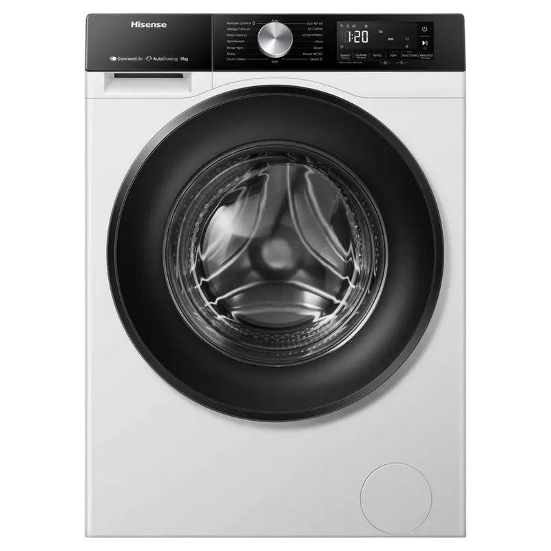 Mașină de spălat Hisense WF3S8045BW3, 8kg, Alb