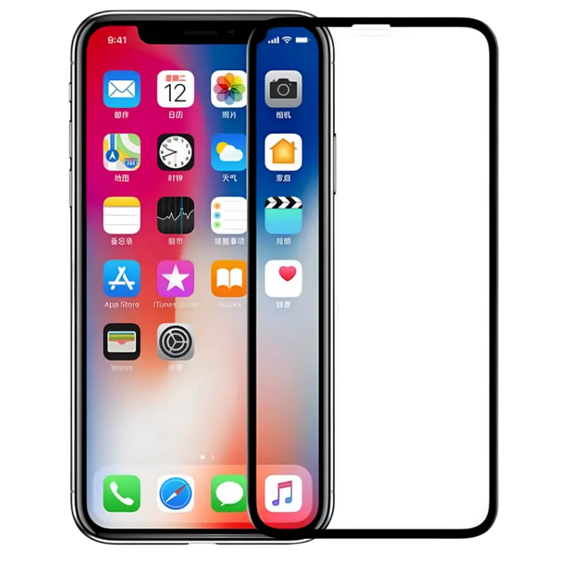 Sticlă de protecție Nillkin  iPhone XS/X 3D CP + Max, Negru