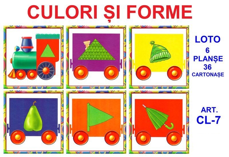 CL-7 Joc Loto Culori şi forme