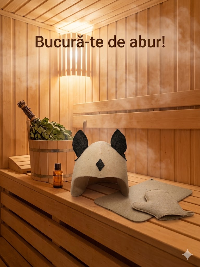 Pălărie de saună Viking.