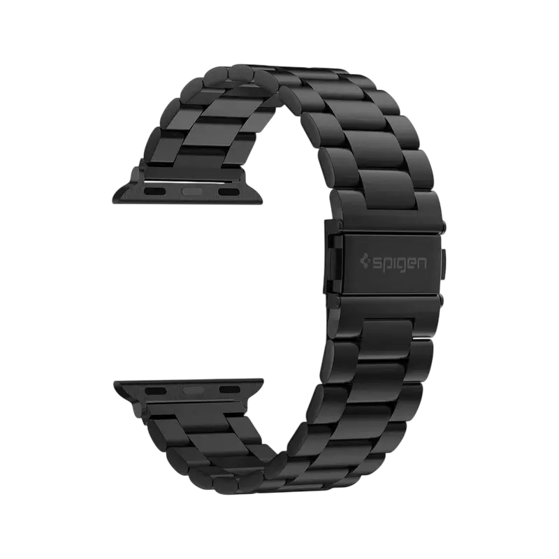 Curea pentru ceas Spigen Modern Fit, Oţel inoxidabil, Negru