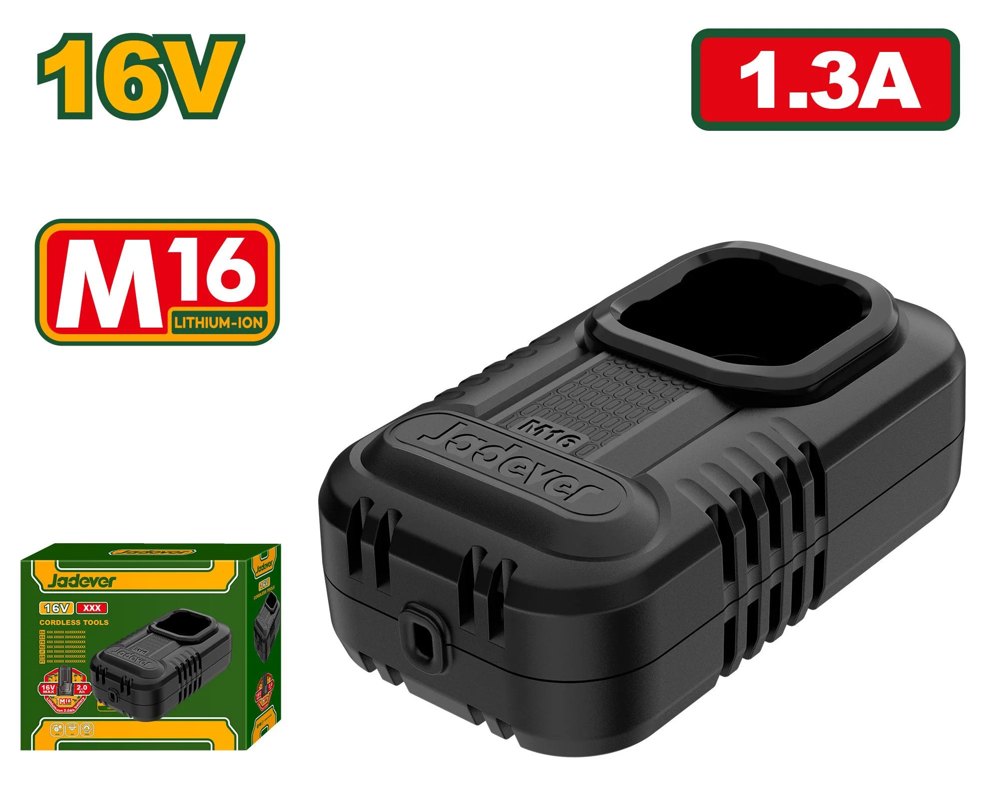 Încărcător pentru acumulatori M16 (16V 1.3A); Jadever