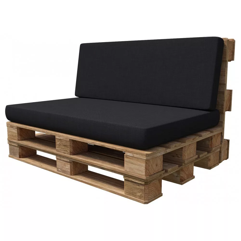Perne negre pentru mobilier din paleți — livrare în Moldova