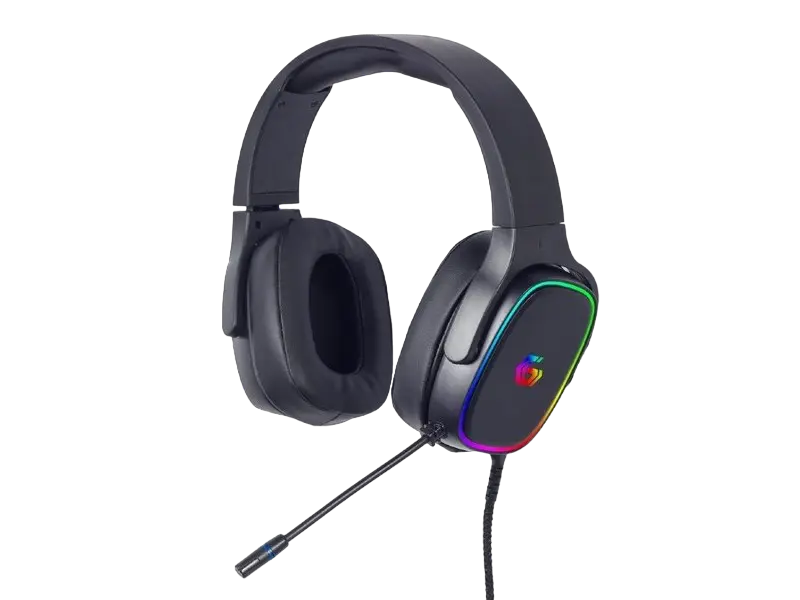 Căști gaming Gembird GHS-SANPO-S300, Cu fir, Negru