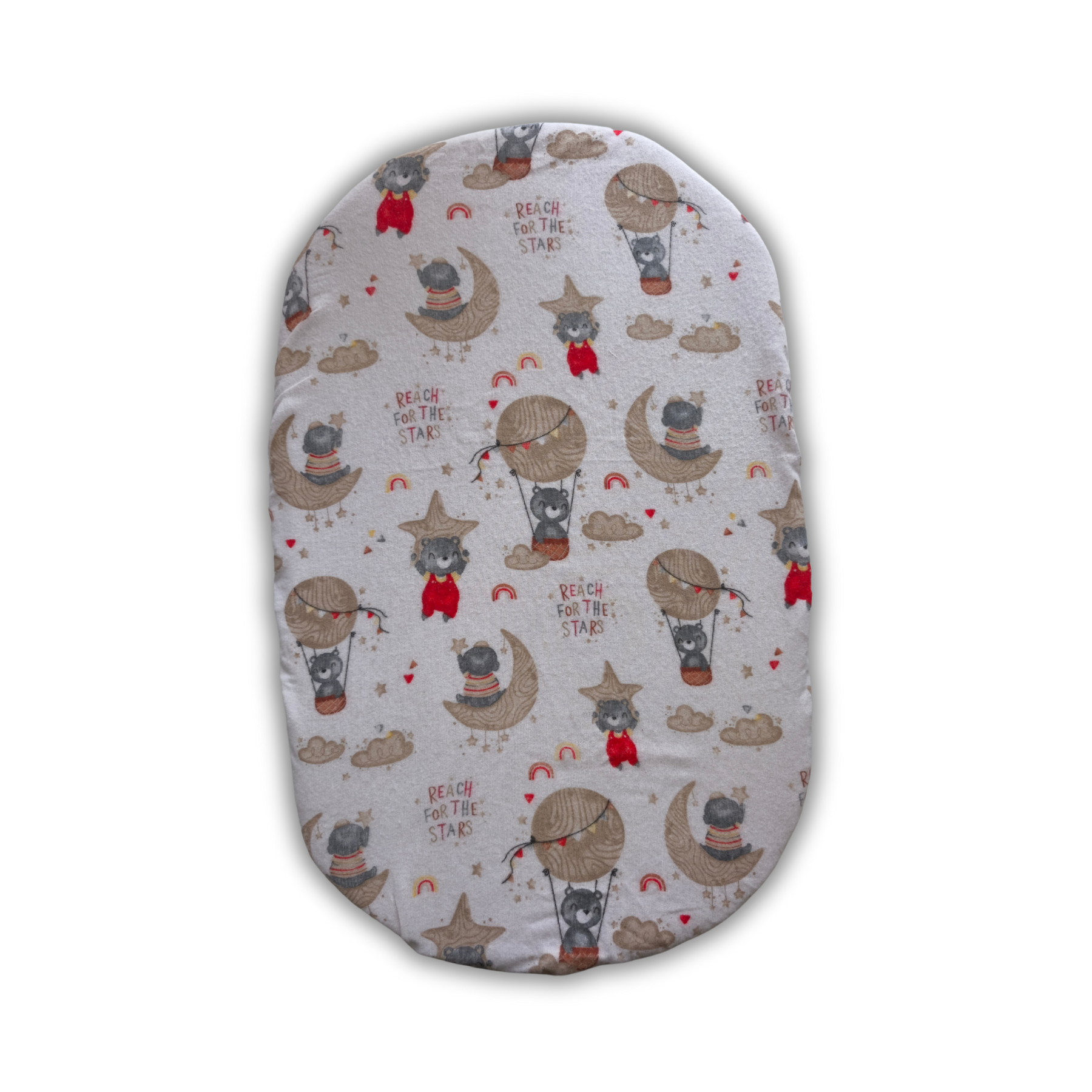 Cersaf Impermiabil cu elastic din bumbac pentru carucior Buline pe Roz