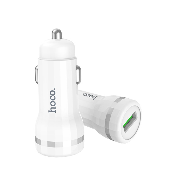 HOCO Z27A Staunch 1USB/3A/QC3.0/18W White