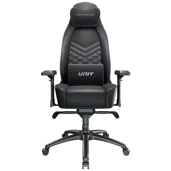 Scaun Gaming Proove Unit, PU Piele, Negru