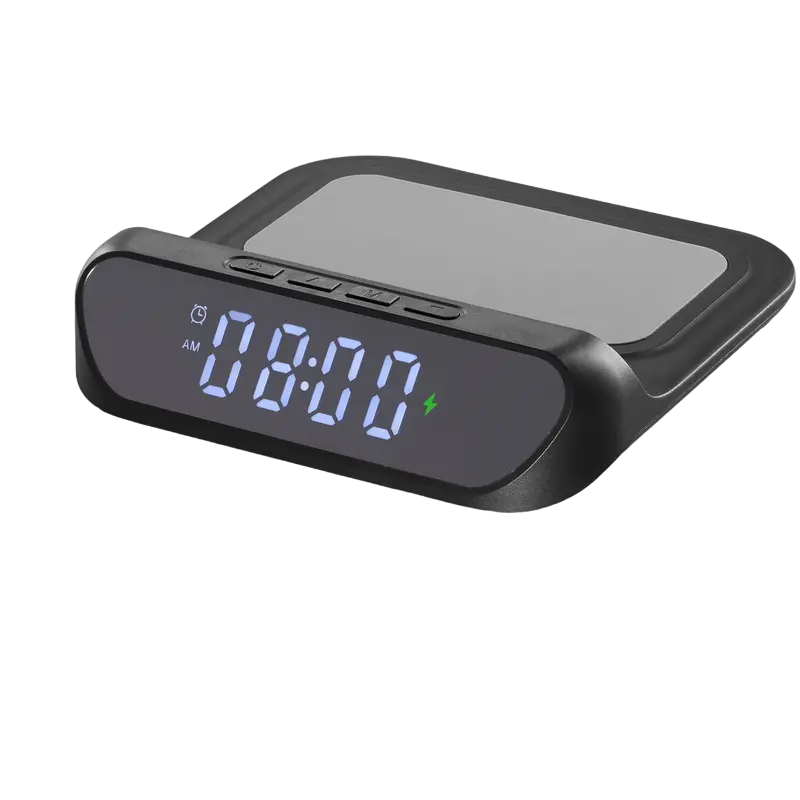 Ceas cu alarmă Cellularline Smart Clock, Negru
