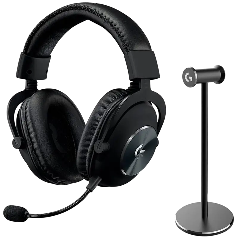 Căști gaming Logitech G Pro X 2 + Stand, Fără fir, Negru