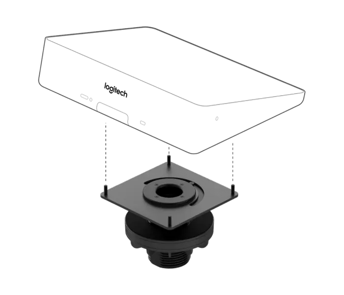 Suport de masă Logitech Tap, Negru