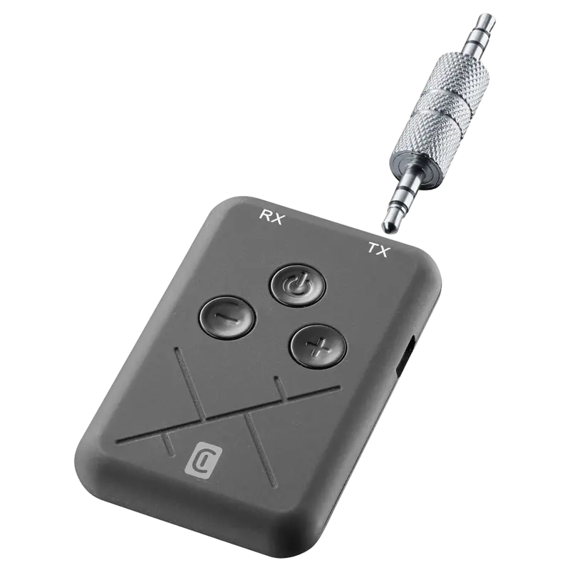 Transmițător audio Bluetooth Cellularline Wireless Transmitter, Negru