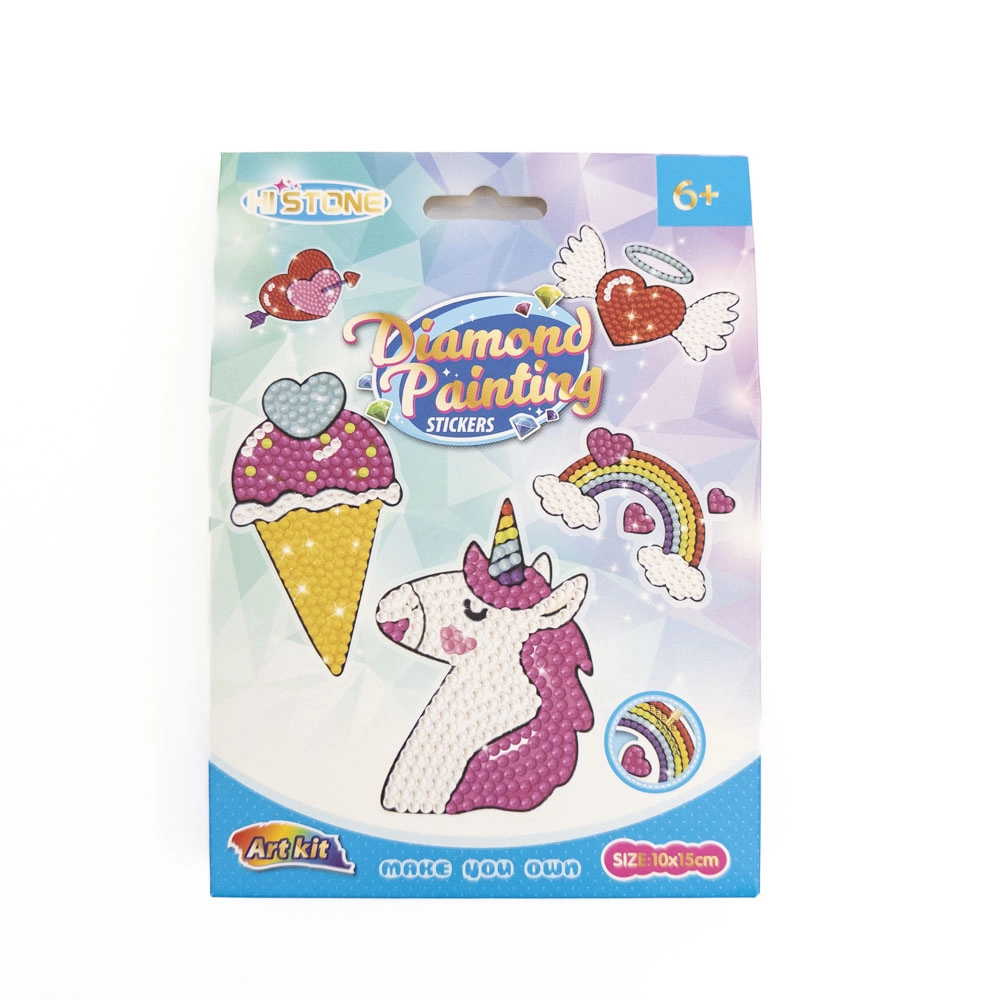Stickere mozaic diamant Unicorn set 2 foi 8 bucăți